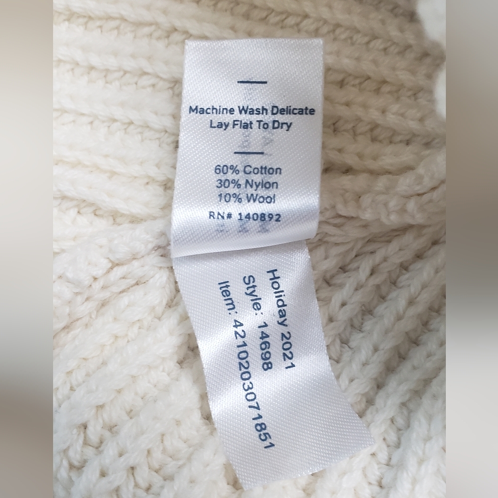 COPY - Marine Layer Skylar Turtleneck Sweater in Ivory - Picture 11 of 13